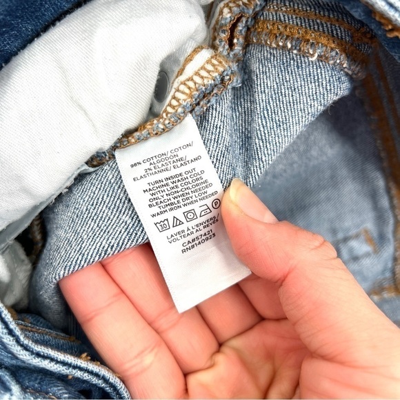 LOFT Woman's Blue Medium Wash Curvy High Waist Skinny Ankle Jeans Size 25 - Picture 7 of 13